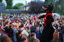 Photo du spectacle Le Loup, peur bleue et nuit blanche, par Fond de Scène